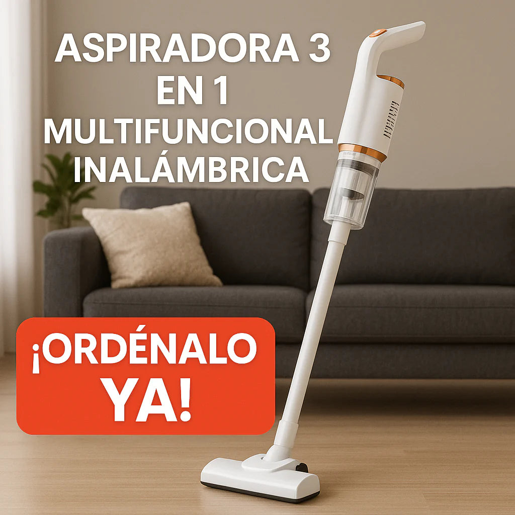 Aspiradora 3 En 1 Multifuncional Inalambrica