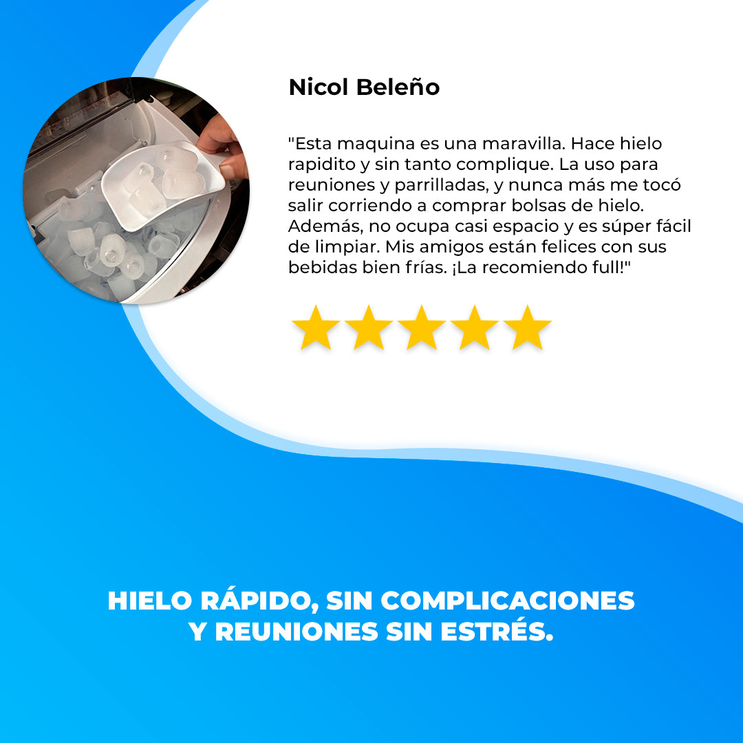 Máquina de hielo SKYBLUE (Importada de USA)