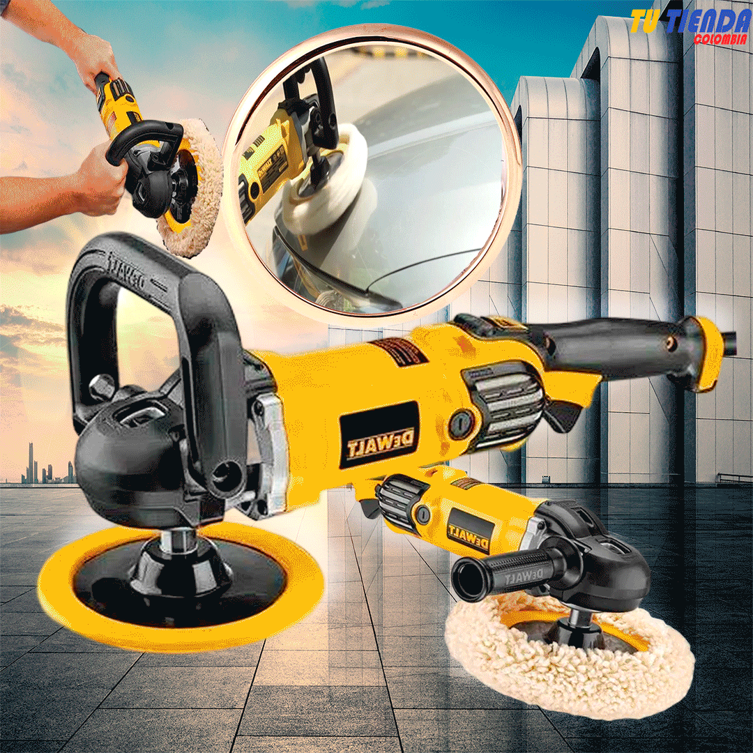 Polichadora DeWalt® 7 Pulgadas Con 6 Velocidades (Incluye 1 Mopa)