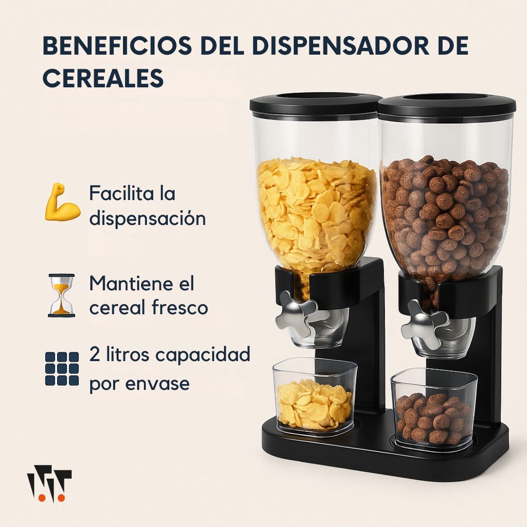 ¡Pack x 2! Dispensadores de Granos y Cereales 2 Litros