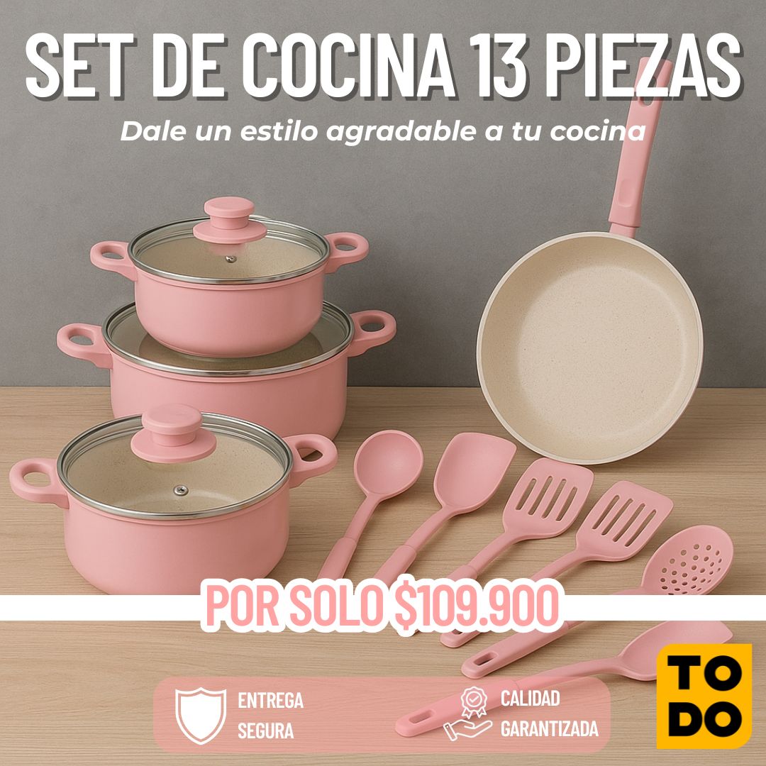 Set de Cocina 13 Piezas [Producto 100% Garantizado]