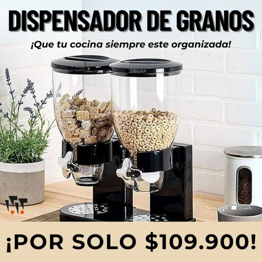 ¡Pack x 2! Dispensadores de Granos y Cereales 2 Litros