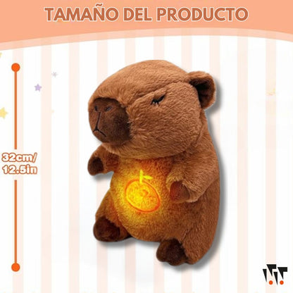 Capibara Interactivo DulceCapy – Respira, Ilumina y Relaja a tu Bebé