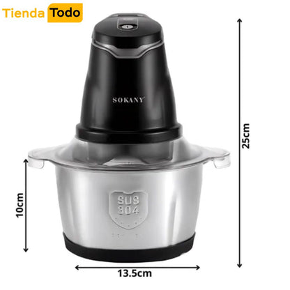 Picador de Carne y Alimentos 800w de 2 Litros