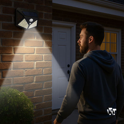 Más luz, más seguridad, cero consumo - LAMPARA SOLAR PACK 4