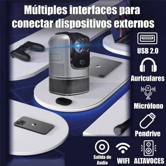 Olvidate de tu TV [Proyecta hasta 120" Pulgadas]
