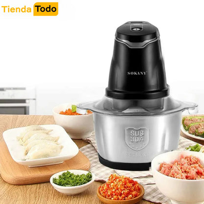 Picador de Carne y Alimentos 800w de 2 Litros