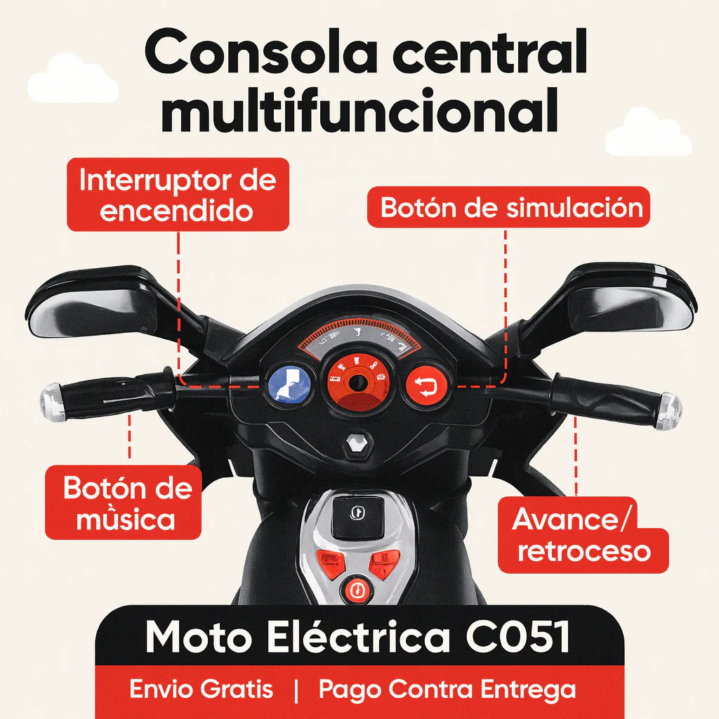 Moto Eléctrica de 3 llantas [1 a 5 años]
