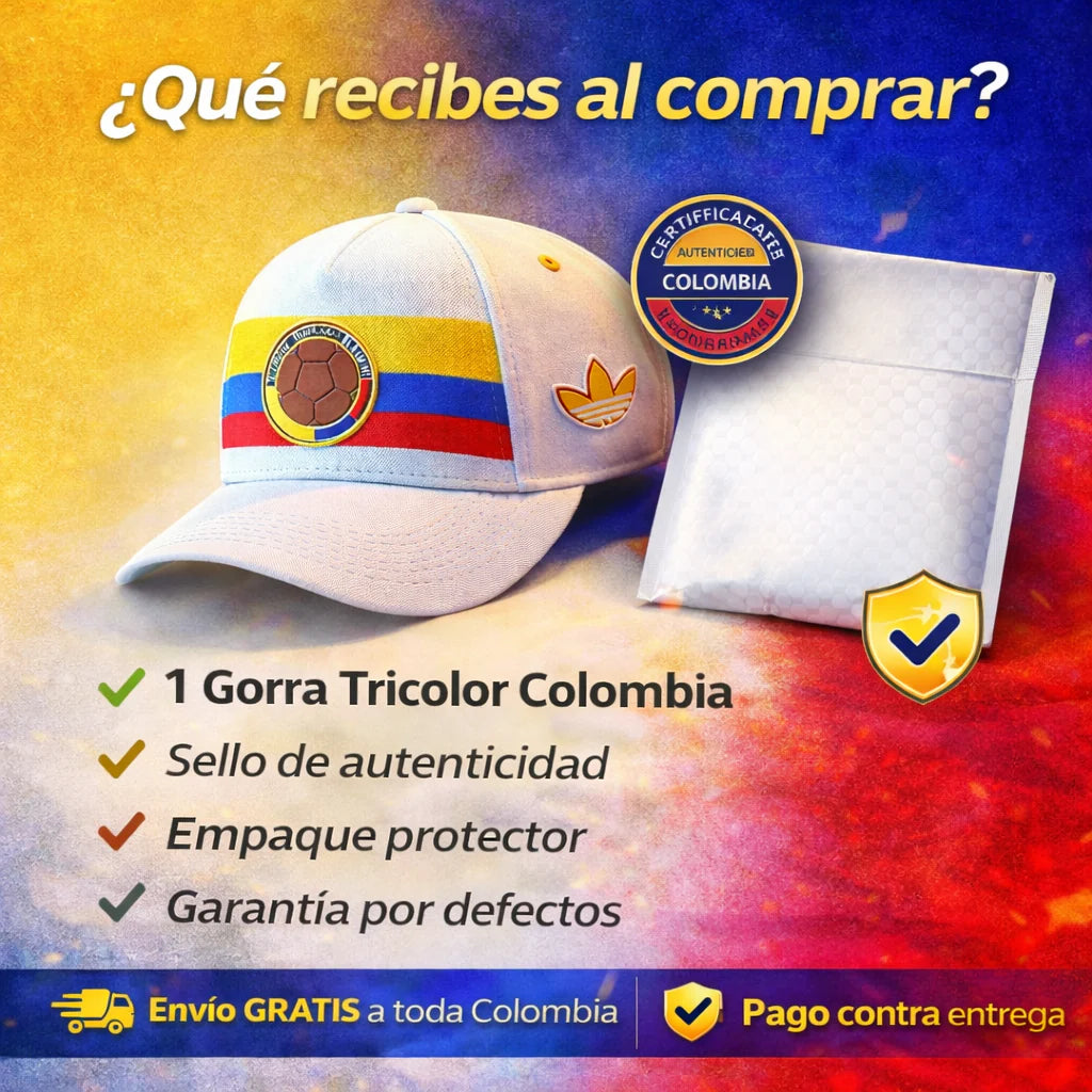 Gorra Tricolor Colombia