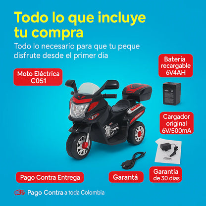 Moto Eléctrica de 3 llantas [1 a 5 años]
