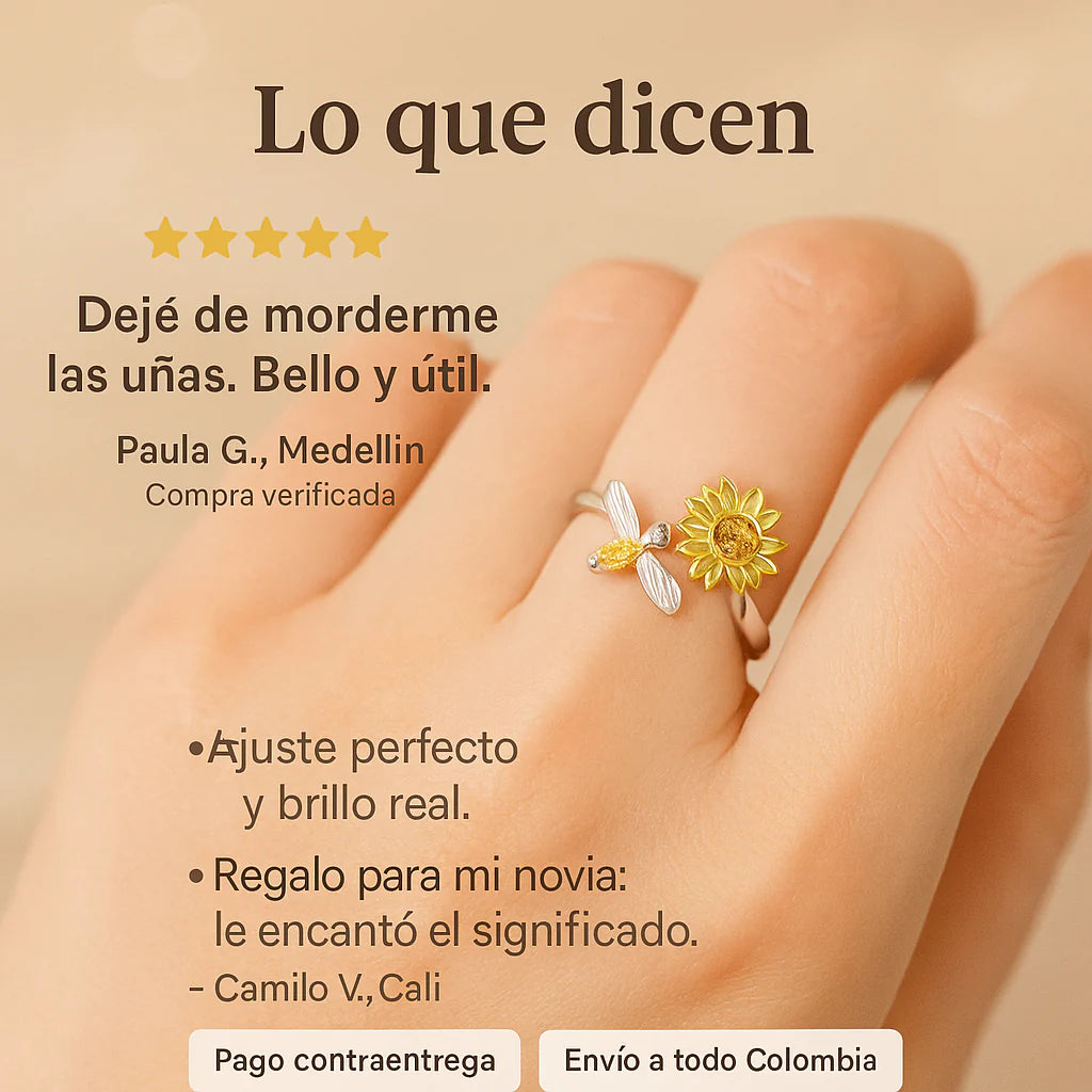 Paga 1 Lleva 2 Anillos con Baño en Oro