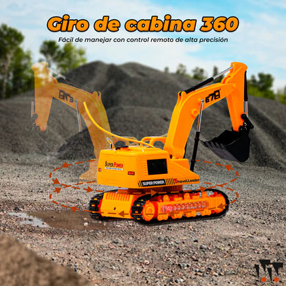 MÁQUINA EXCAVADORA ORUGA A CONTROL REMOTO