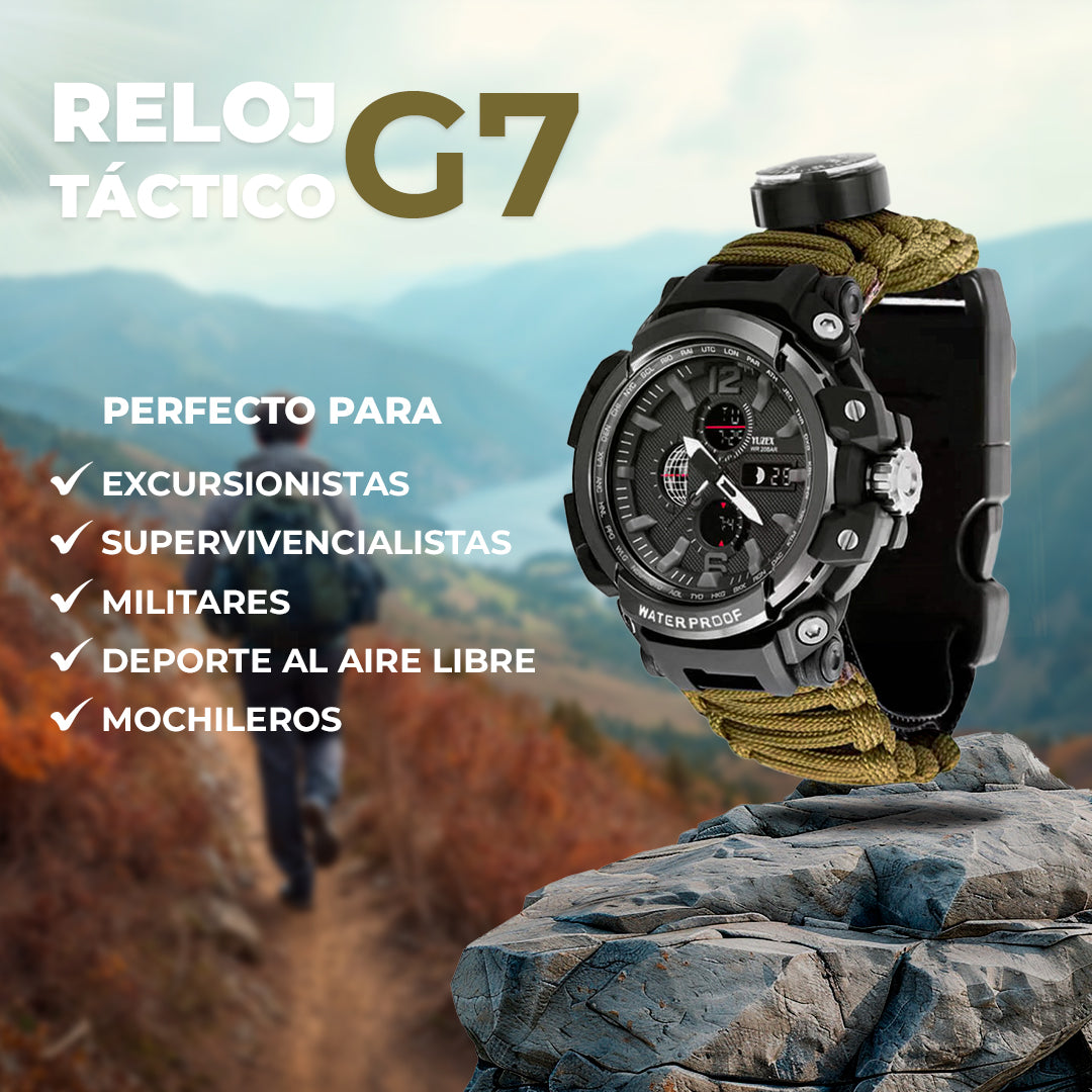 Reloj táctico G7 (Reloj Varonil)