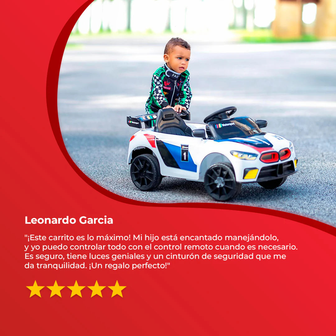 Carro eléctrico BMW con Control remoto para niños de 1 a 4 años