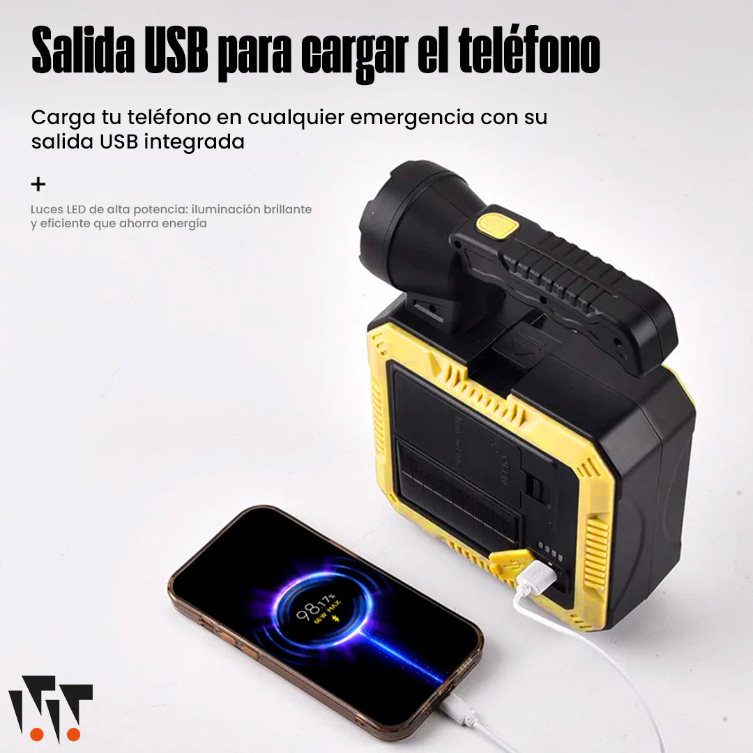 Linterna con kit de herramientas