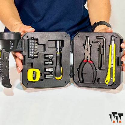 Linterna con kit de herramientas