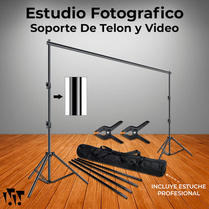 Estudio Fotografico Soporte De Telón y Video