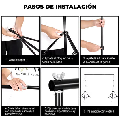 Estudio Fotografico Soporte De Telón y Video