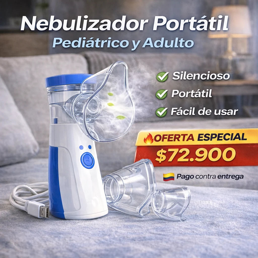 Nebulizador Portatil Pediatrico Y Adulto