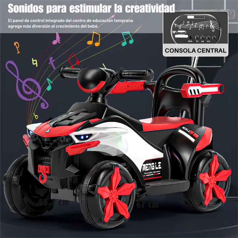 Cuatrimoto Eléctrica Paseadora Con Control Remoto