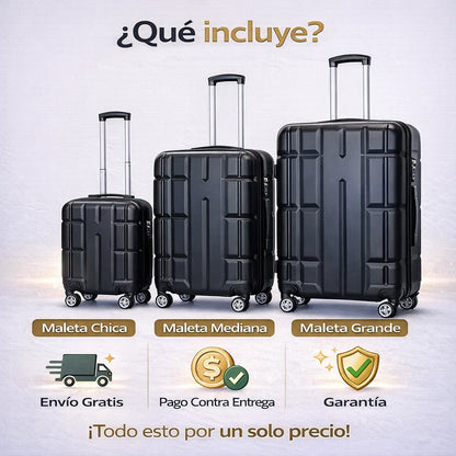 Set x 3 Maletas de Viaje