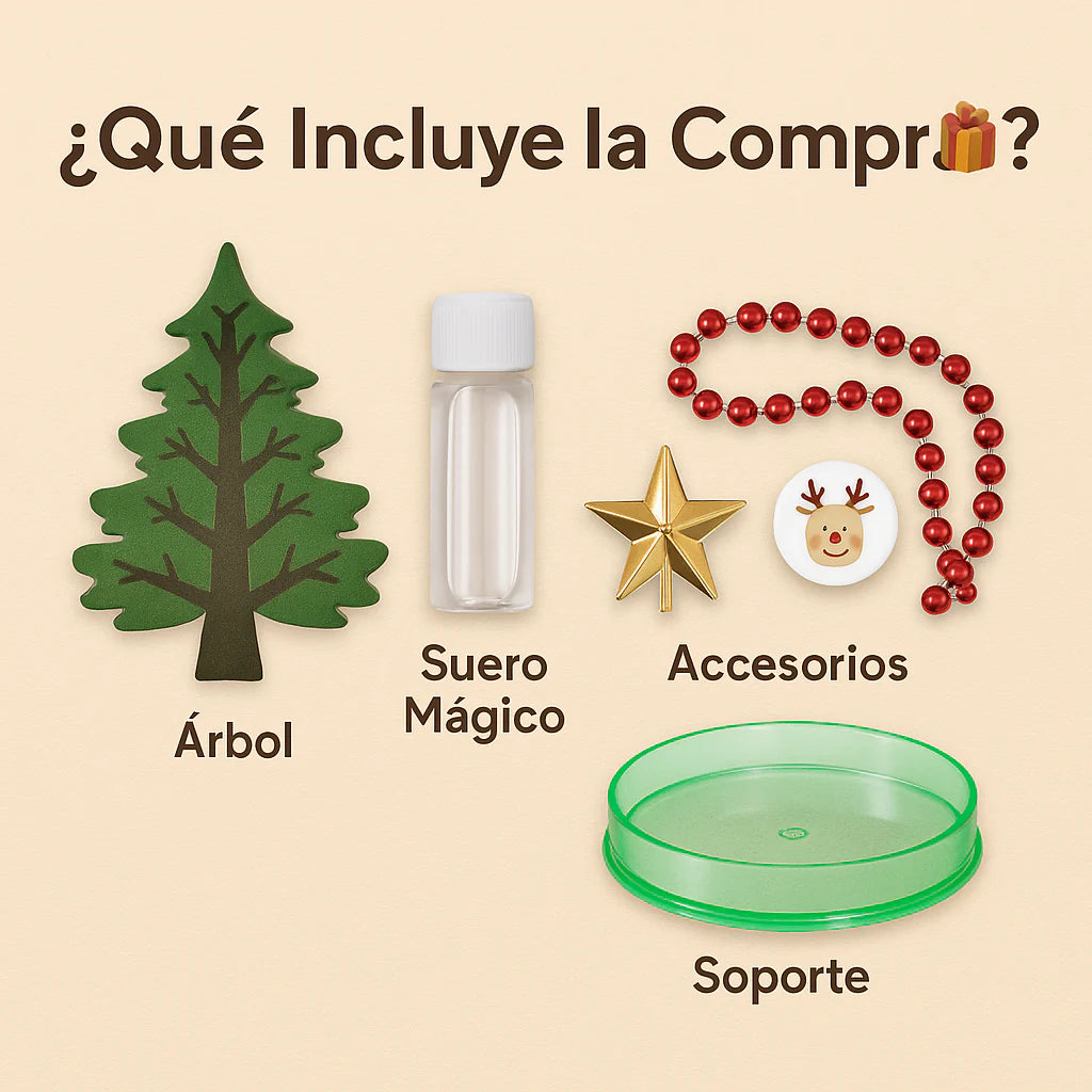 2 Árboles de Navidad mágicos [Crecen Solos]