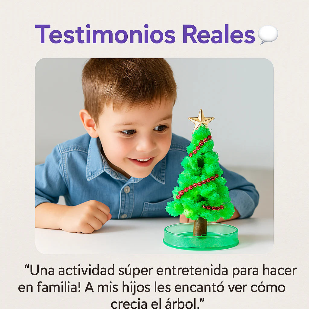 2 Árboles de Navidad mágicos [Crecen Solos]
