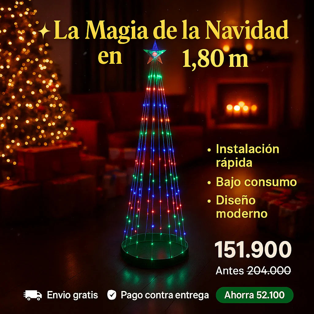 Arbol De Tiras Led  de 180metros