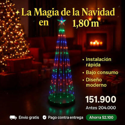 Arbol De Tiras Led  de 180metros