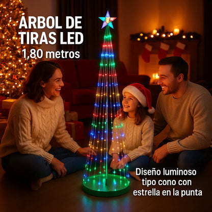 Arbol De Tiras Led  de 180metros