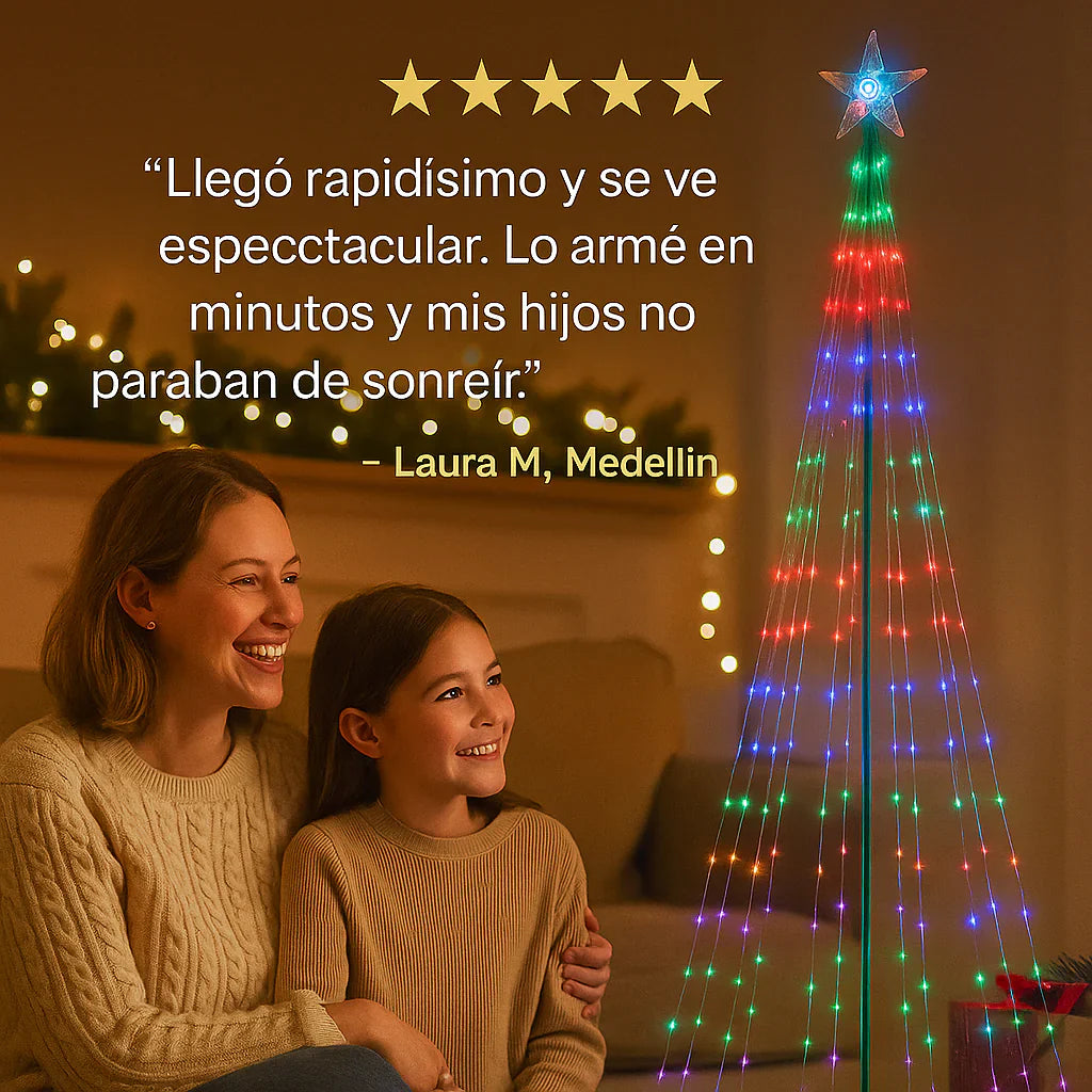 Arbol De Tiras Led  de 180metros