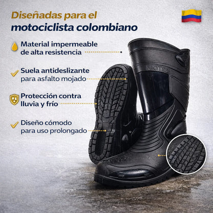 Botas De Motociclista Impermeables