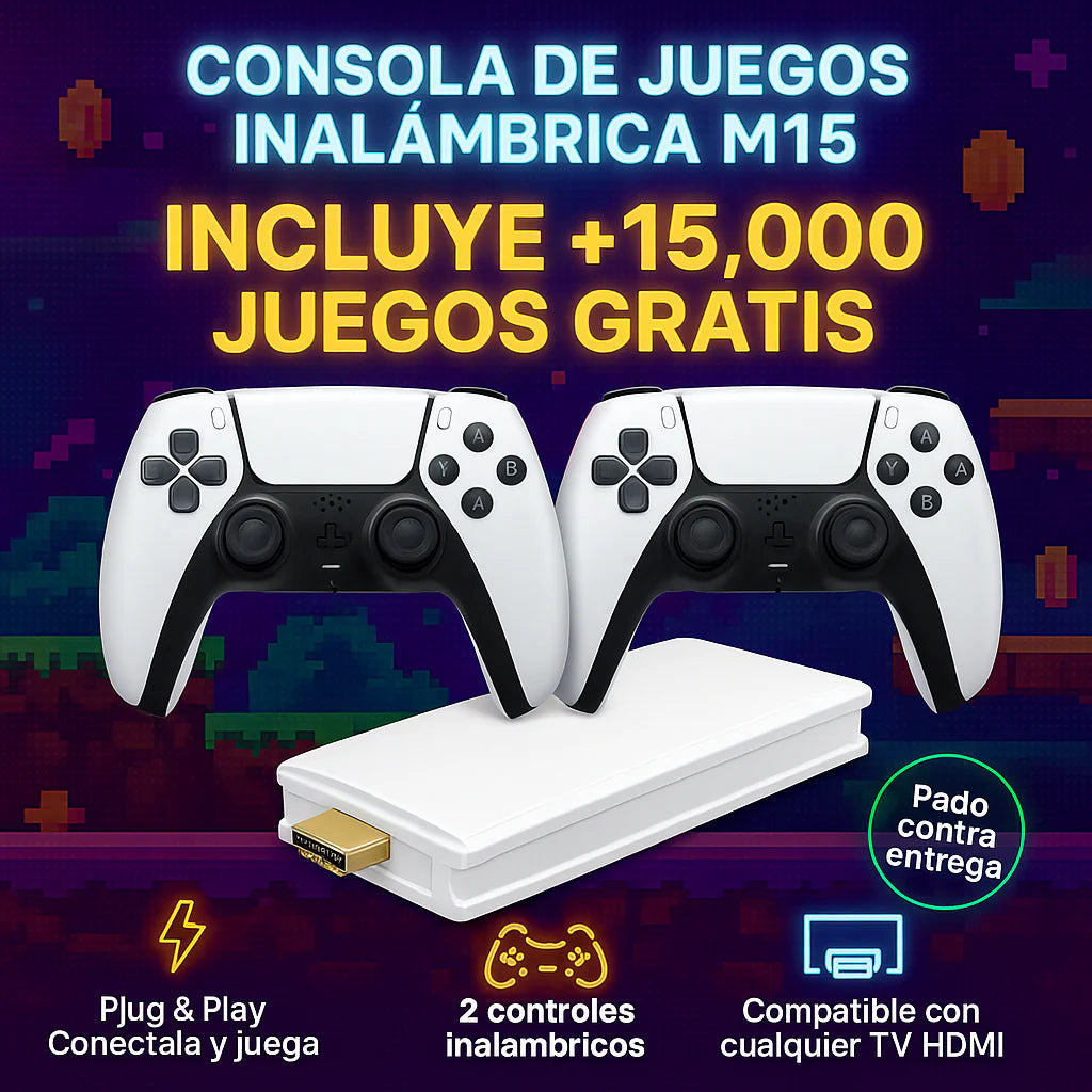 Consola Inalambrica con +15.000 Juegos