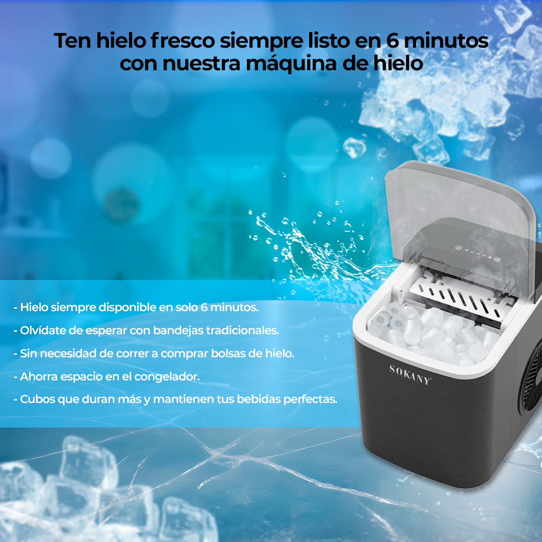 Máquina de hielo SKYBLUE (Importada de USA)