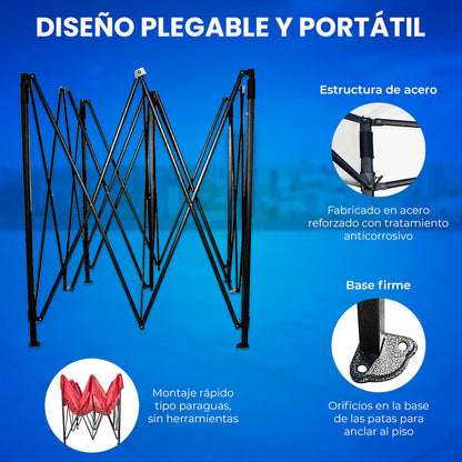 Carpa de 3 x 3 [Estructura garantizada por 2 Años]