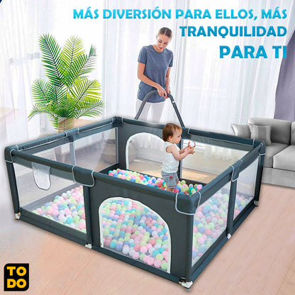 Corral de juegos [+50 pelotas + Maletin]
