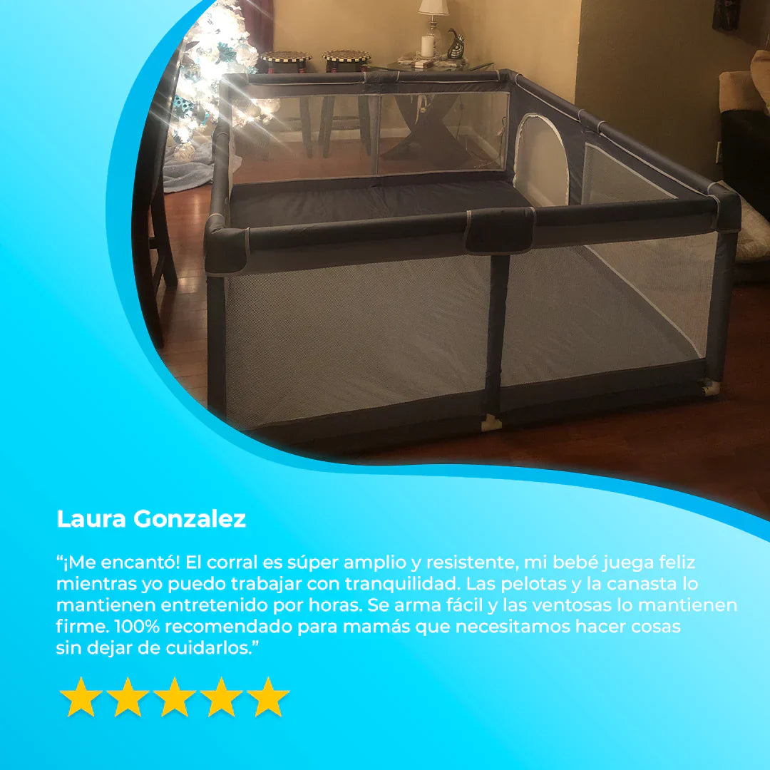 Corral de juegos [+50 pelotas + Maletin]