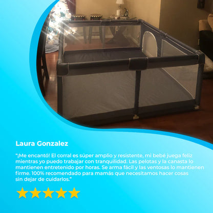 Corral de juegos [+50 pelotas + Maletin]