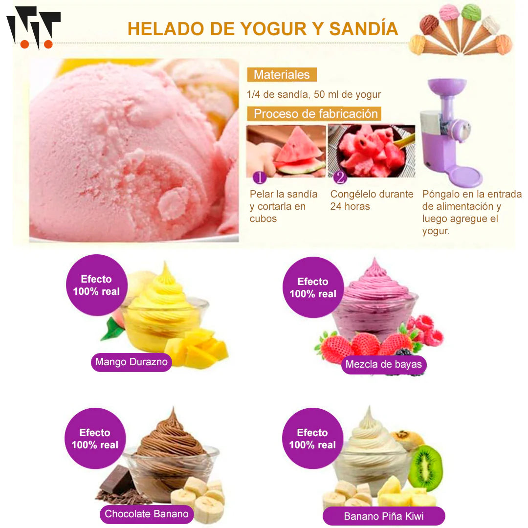 Máquina Helados Caseros🎁 [GRATIS Producto Sorpresa]