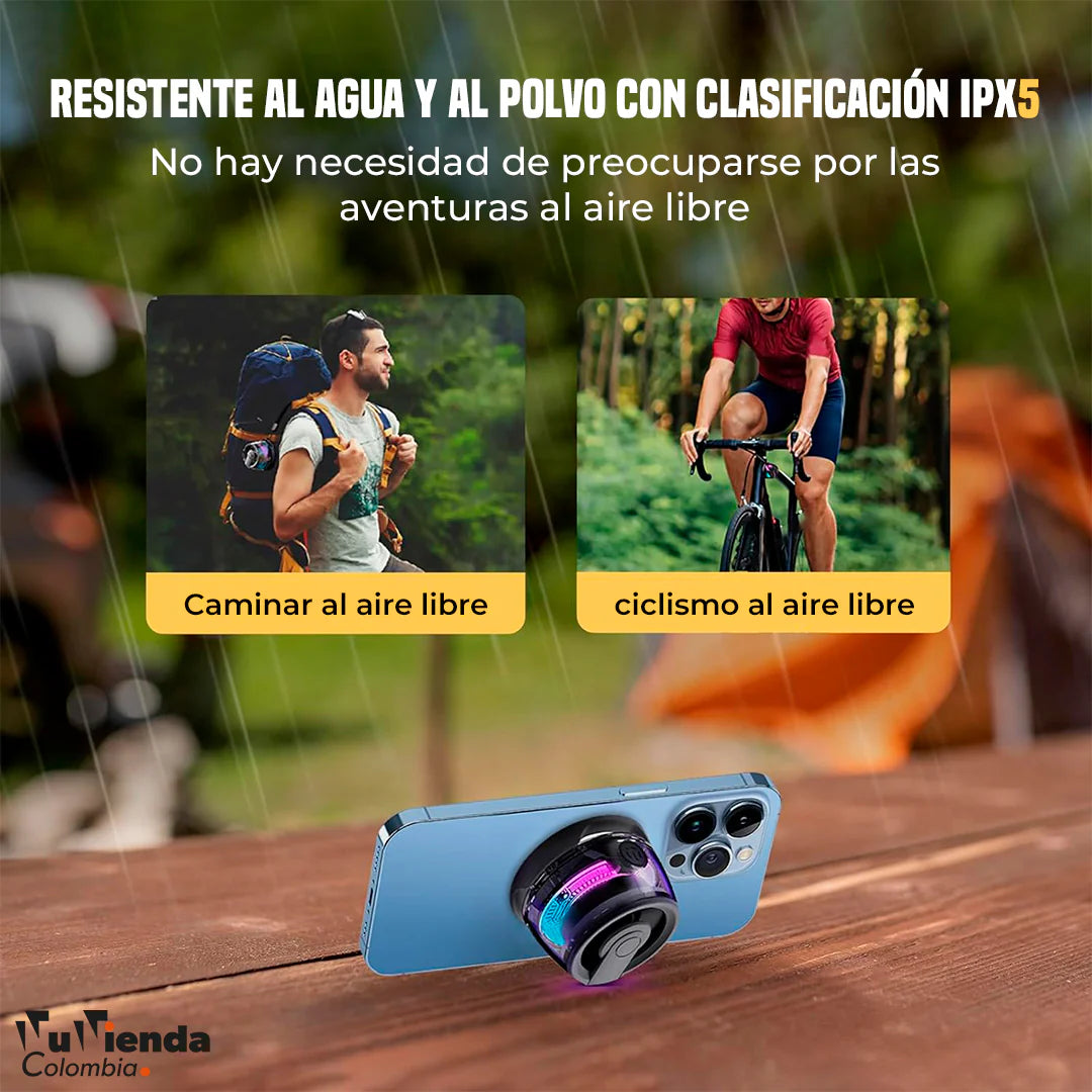 Parlante Inalámbrico Magnético (Potencia Garantizada)