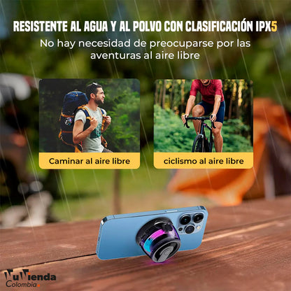 Parlante Inalámbrico Magnético (Potencia Garantizada)