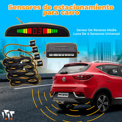 Sensor De Reversa Media Luna De 4 Sensores Universal