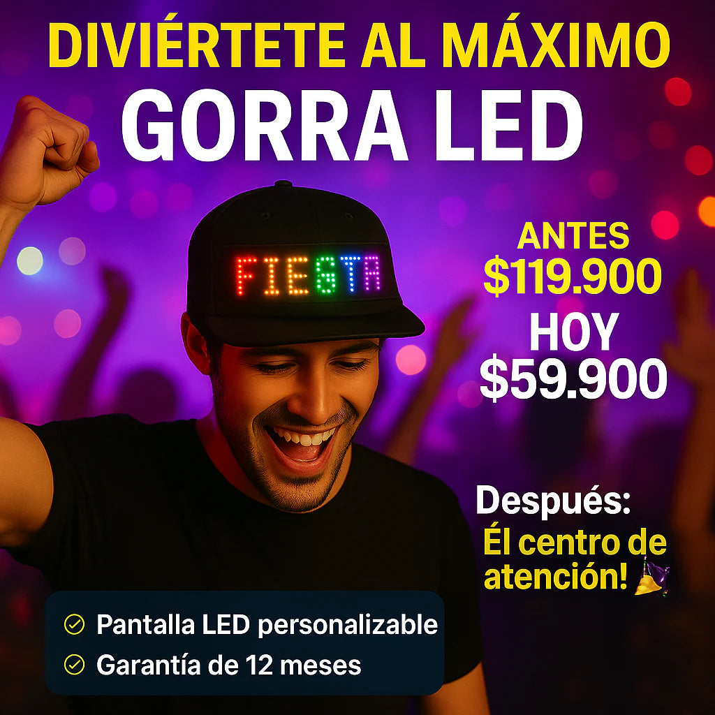 GORRA LED