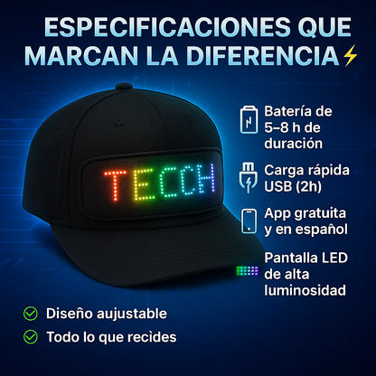 GORRA LED