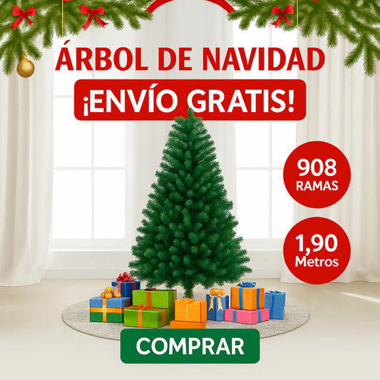 Árbol de 1.90 Mts🎄 Con 908 Ramas