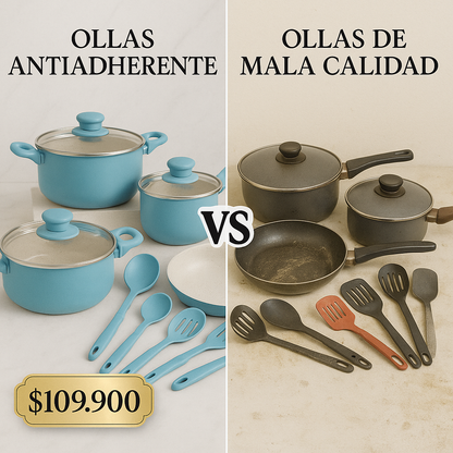 Set de Cocina 13 Piezas [Producto 100% Garantizado]