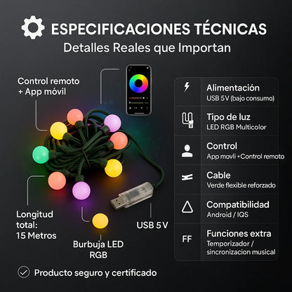Luces De Burbuja Inteligente App