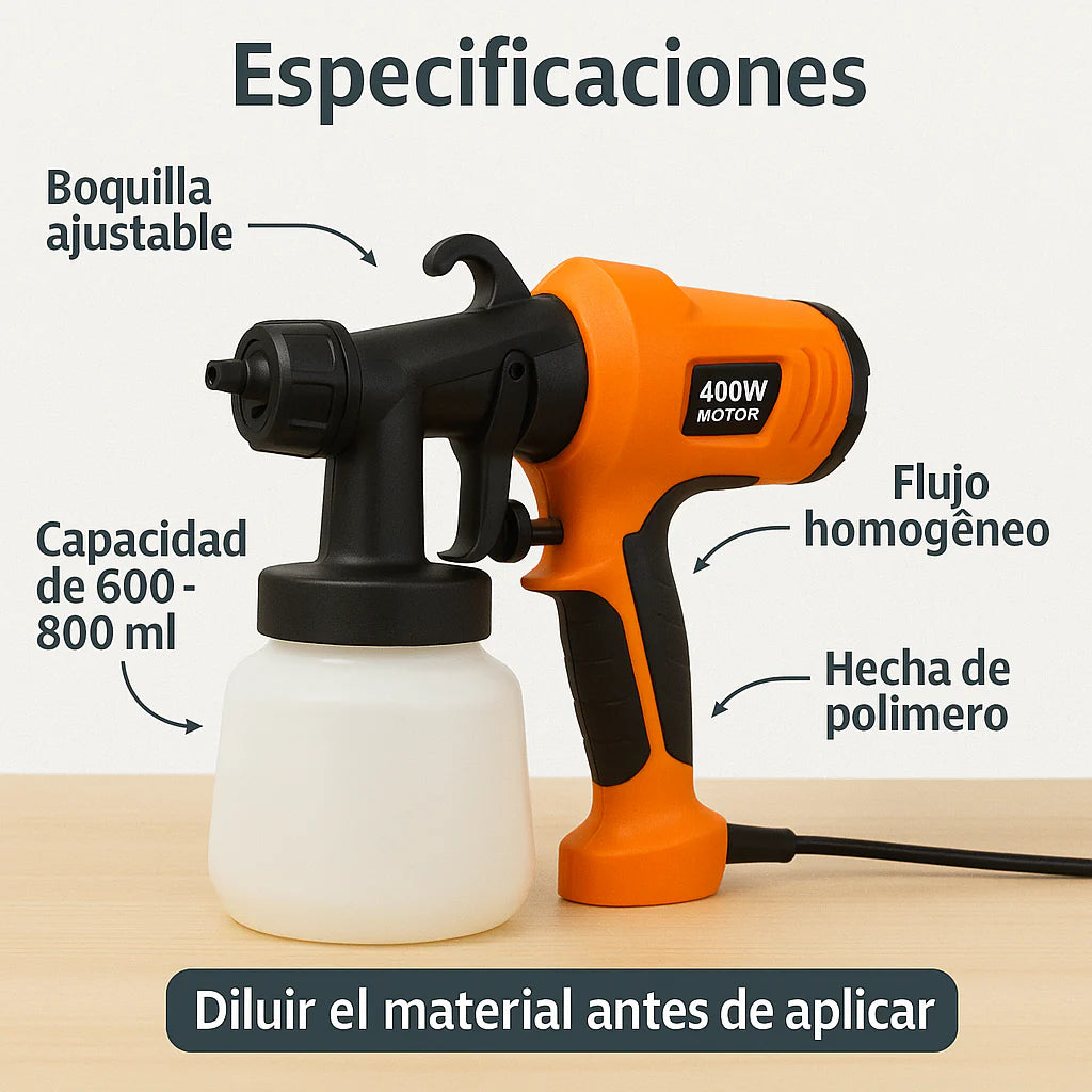 "Pistola Para Pintar 400w Elite "