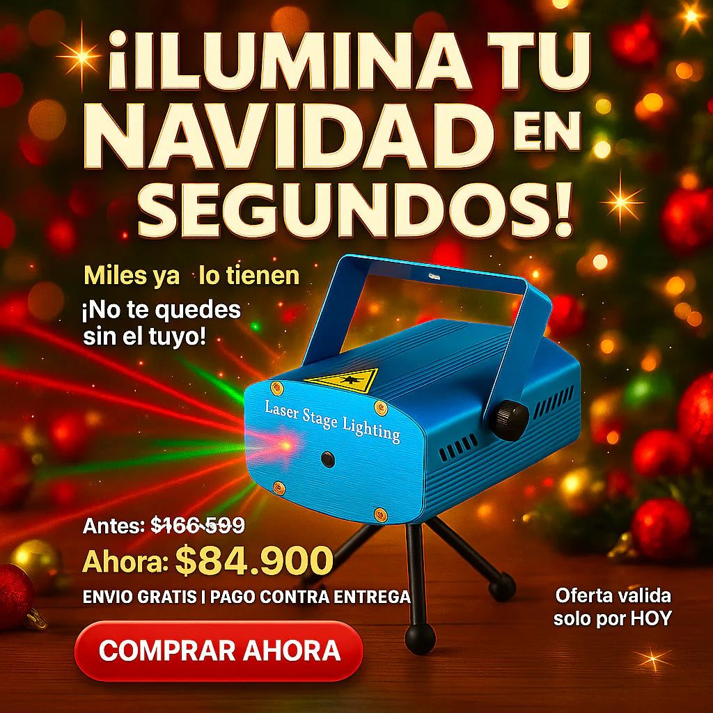 Proyector led navideño