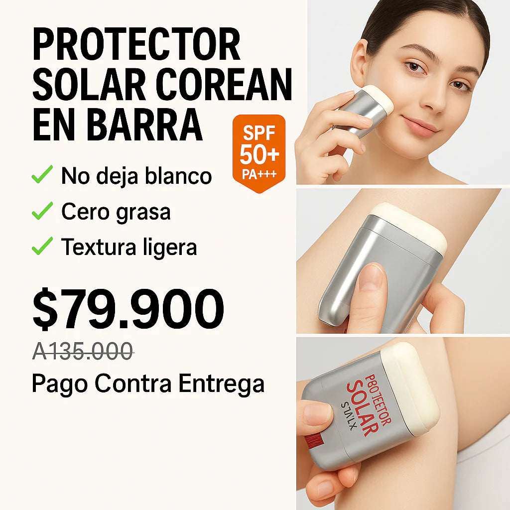 "Protector Solar Coreano En Barra "